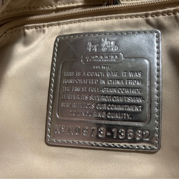 Coach Leather Brook Shoulder Handbag Lavender  A0973-13582 - Picture 4 of 10